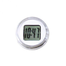 (White) Waterproof Mini Motorcycle Bike Sticky Digital Display Clock Watch Office Decor BoSaiDq
