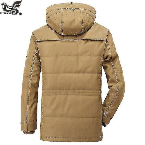 (XXXL, military) Winter Jacket Men Size - Camel 2