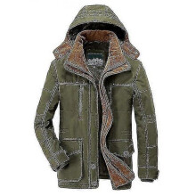 (L, military) Winter Jacket Men Size - Camel