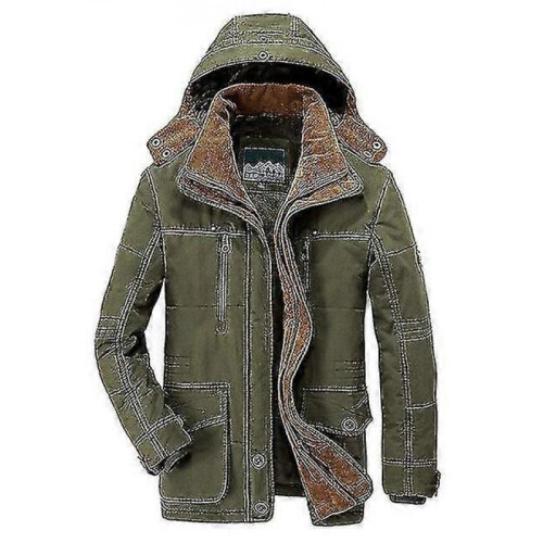 (L, military) Winter Jacket Men Size - Camel
