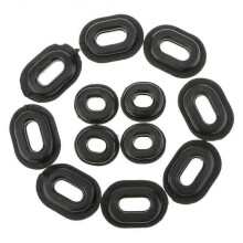 12Pcs Motorcycle Rubber Side Cover Grommets Replacement Gasket Fairings for CG125