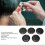 5pcs Black Disk Wax Guards Replacement Sound Aid Replacement Disk Cerumen Stop Filter for Phonak Sound Aid e 3