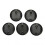 5pcs Black Disk Wax Guards Replacement Sound Aid Replacement Disk Cerumen Stop Filter for Phonak Sound Aid e 2