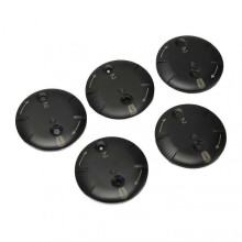 5pcs Black Disk Wax Guards Replacement Sound Aid Replacement Disk Cerumen Stop Filter for Phonak Sound Aid e