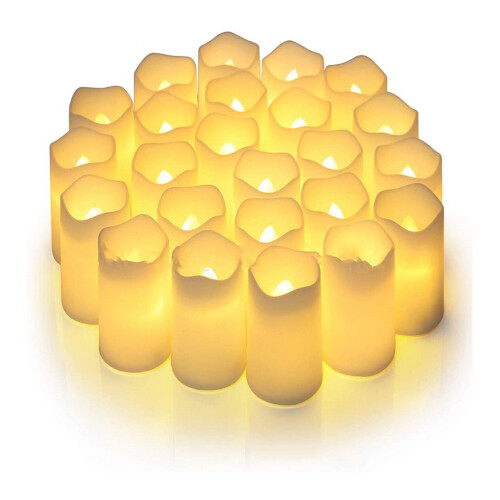 24PCS Electric LED Candles Plastic Electronic