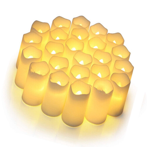 24PCS Electric LED Candles Plastic Electronic 2
