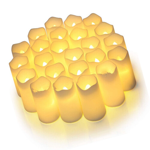 24PCS Electric LED Candles Plastic Electronic 1