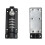 Combination Lock Hasp, Code Door Lock, Waterproof 4 Digit Combination Lock with Screws, Blackz 3