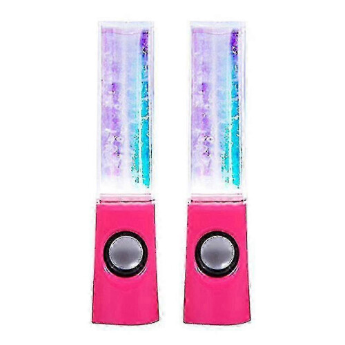 (Black) Wireless Dancing Water Speaker Led Light Fountain Speaker Home Party 2