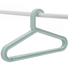 (Nordic Blue) 10 Pack Standard Pp Hanger Lightweight Shirt Hanger For Everyday Use