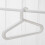 (White) 10 Pack Standard Pp Hanger Lightweight Shirt Hanger For Everyday Use 2