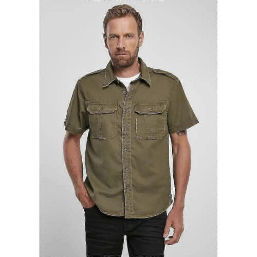 (M, Olive) Vintage Shortsleeve Shirt 2