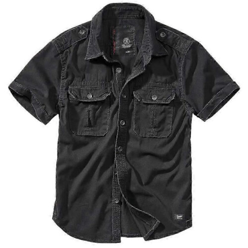 (3xl, Black) Vintage Shortsleeve Shirt