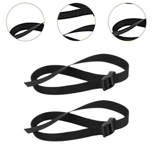 2x Rowing Machine Feet Straps Portable Easy To Install Accessories 2