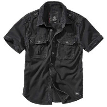(S, Black) Vintage Shortsleeve Shirt