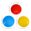 3Stk Disk Golf Scheiben Set Robustes Material Bunt Für Draußen Spiel 2