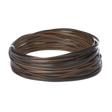 Kaffee Gradient Synthetic Rattan Weaving Material for Chair and Table Repair, 5mm Plastic Rattan for Storage Basket