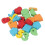 Geometric Shape Blocks Sorting Toy Colorful Wooden 15