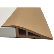 Self-Adhesive Laminate Flooring Transition Strip 2m, Reducing Ramp for Flooring Thresholds, Fits 10-20mm Heights
