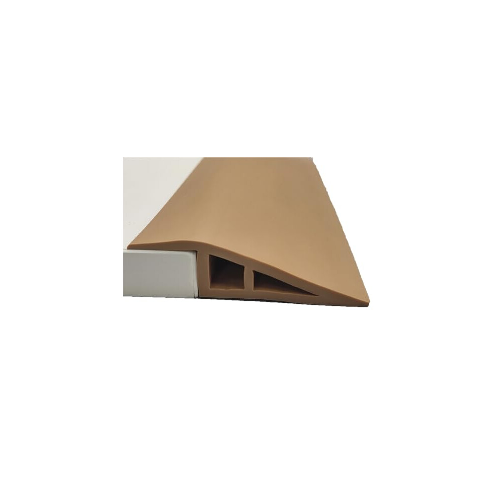 Self-Adhesive Laminate Flooring Transition Strip 2M, Reducing Ramp For Flooring Thresholds, Fits 10-20Mm Heights 6947110720432