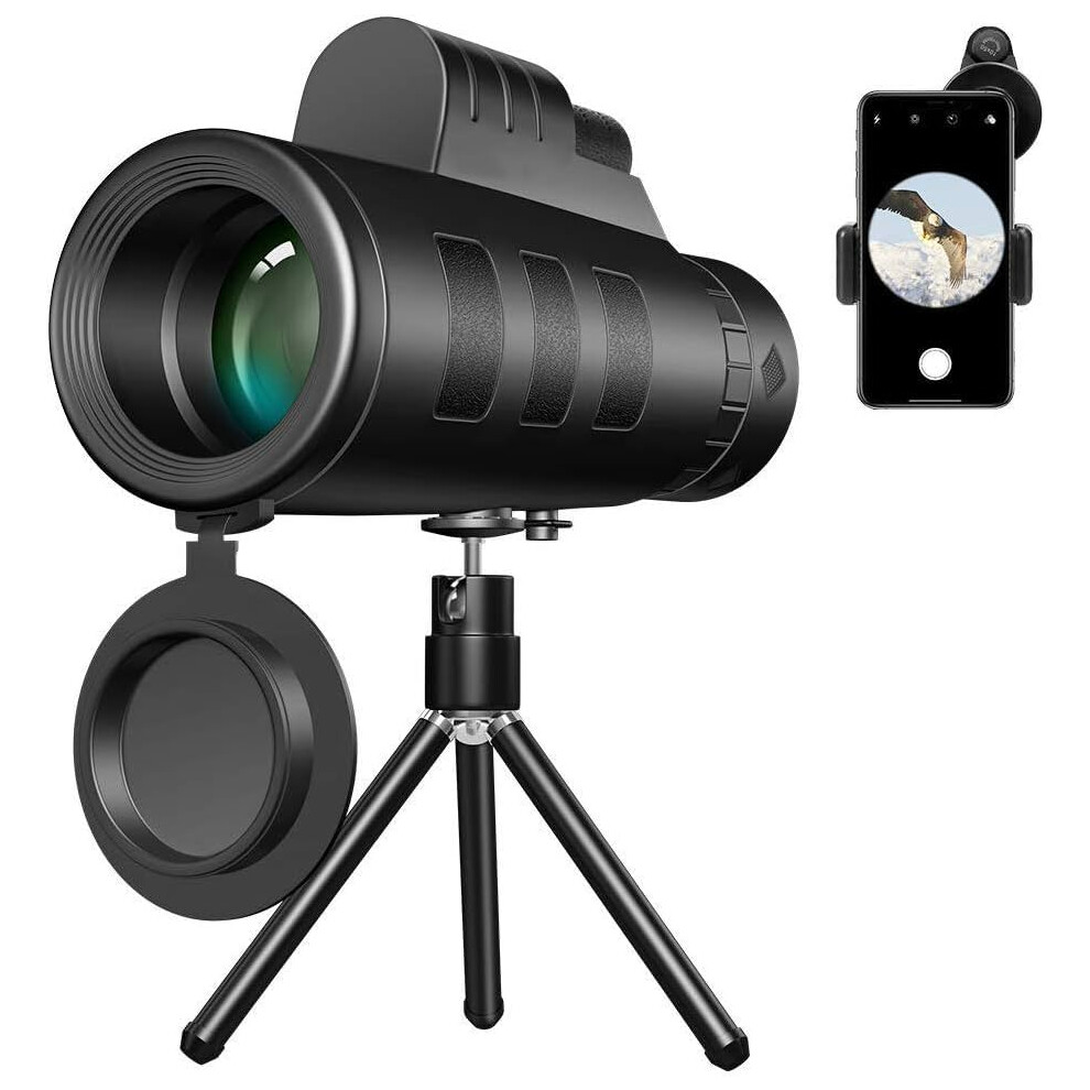 High-Performance Telescope Monocular With Smartphone Holder For Adults - Compact For Bird Watching And Outdoor Travel Light 6947110720678