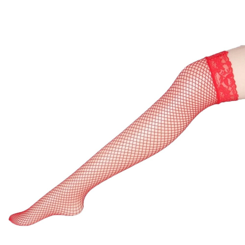 Netz Dessous Sexy StrÃ¼mpfe Frauen Spitzen High Strapse EinheitsgrÃ¶Ãe Rot Transparente NylonstrÃ¼mpfe fÃ¼r Damen
