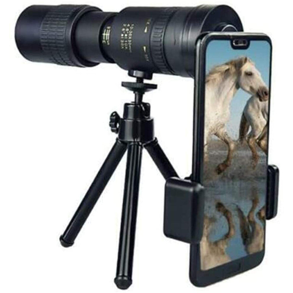 Monocular 10-300X40mm Super Telezoom Portable Telescope With Tripod And Clip For Outdoor Travel Adventures 6947110721026