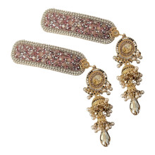 Haarspange mit Perlen für Mädchen, elegante glitzernde Haarnadel für Abschlussball, Geburtstag, Foto-Requisiten und Kostüme