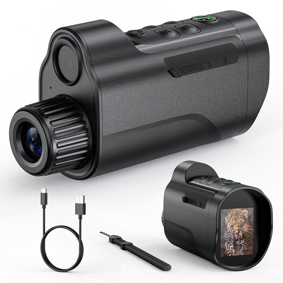 Monocular Telescope 1080P Zoom 800M Night Vision Outdoor Monocular For Stargazing And Wildlife Observation 6038364855664