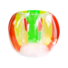 Ball Human Hamster Inflatable Toy - Large Size Portable Bubble with Safety Valve for Outdoor Summer Play, Colorful Bumper
