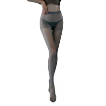 Open Crotch Stockings for Women Sexy Gray Body Stockings Flirtatious Lingerie One Size Fits All