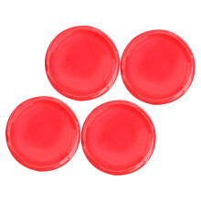 Competition Gyro Toy Pack of 4 Durable Red Plastic Gyro Discs for Children Gyro Arena Game Equipment