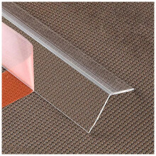 Threshold Strip 80 cm/100 cm/120 cm/150 cm, Clear Floor Transition Protection, 4 cm Width, Furniture Safety Bumper Strip