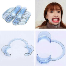 Cheek Retractor Mouth Opener Mouth Corner Retainer Intraoral Dental C-shape Blue