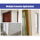Threshold Strip - PVC Floor Transition Strip for Ceramic Tile, Edge Protector, 4cm Bumper for Sharp Corners and Cabinets, Style 4 2