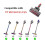 Motorized Brush with Bristle Roller Vacuum Cleaner Head Floor Attachment with LED Headlights 2