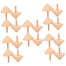 Wooden Spinning Top Fidget Toys Pack of 20 for Children Colorful Mini Lace Toys Durable Wooden Design