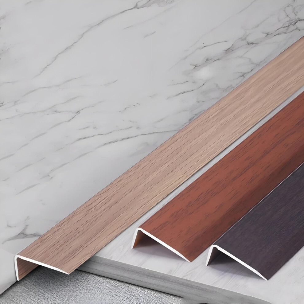 Stair Nosing Profile Pack of 2, 90 cm Durable Laminate Transition Strip 2.8 x 1.2 cm Sapele for Modern Stair Renovations-image-OPC-PK6RDDY-NEW