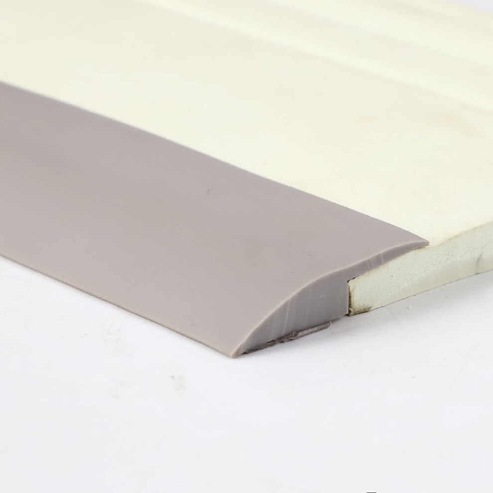 Schwellenstreifen PVC Kantenstreifen Selbstklebend 3.5 cm Breit Grau FÃ¼r TÃ¼ren Und BodenÃ¼bergÃ¤nge 16 m LÃ¤nge Unter 5 mm HÃ¶he-image-OPC-PK6RF5S-NEW