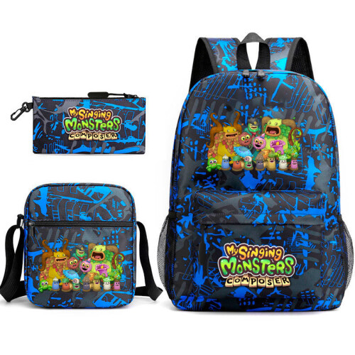 (- Style-30, 3-Piece Set (17-inch Backpack + Lunch Bag + Pencil Case ...