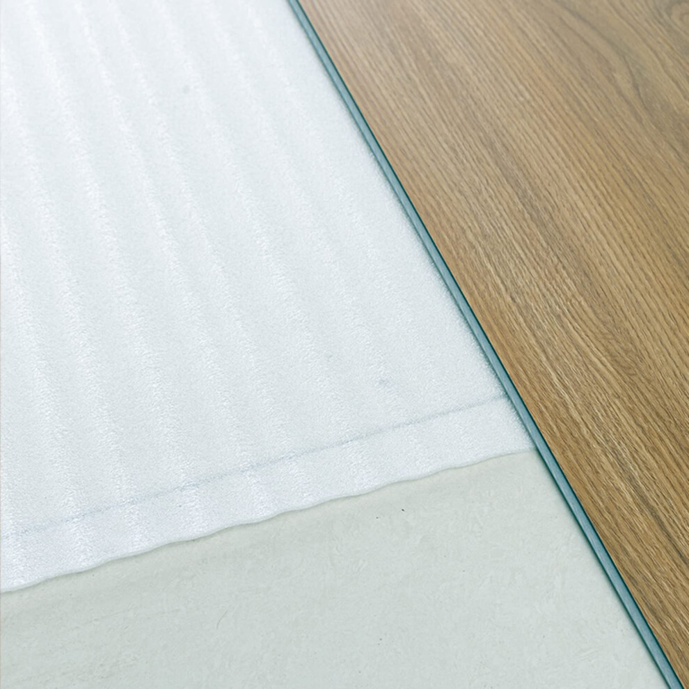 Laminate Underlay 2Mm Thick For Sound Insulation, Acoustic Aluminium Vapour Brake, Compatible With Laminate And Parquet, 1X25m 6947110724690