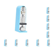 Mechanical Metronome Universal Metronome for Guitar and Ukulele, Blue, 11x5.2x3.5 cm, Pack of 10