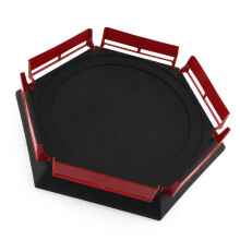 Battling Top Stadium - Removable Battle Top, Thickened, Wear-Resistant, Rounded Edges, Safe for Home Use, 215g/7.6oz, Black
