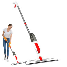 Floor Spray Mop - Wet Dry Multifunctional Cleaner with Adjustable Spray for Home, Living Room, Garage, and Bathroom