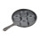 Living And Home Non-stick 4-hole Cast Iron Egg Frying Pan 2