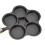 Living And Home Non-stick 6-hole Cast Iron Egg Frying Pan 5