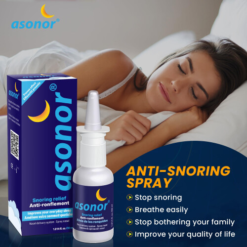 Asonor Snoring Nasal Spray (30milliliter), Effective Snore Stopper... 2