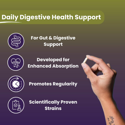 NutriZing Bio Cultures Complex Probiotics for Gut Health - High Str... 1