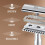 King C. Gillette Double Edge Safety Razor, Platinum Coated Blades,... 5
