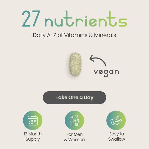 High Strength Multivitamins Iron & Minerals | 400 Vegan Multivitami... 1